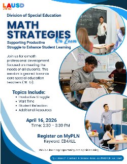 Math PD